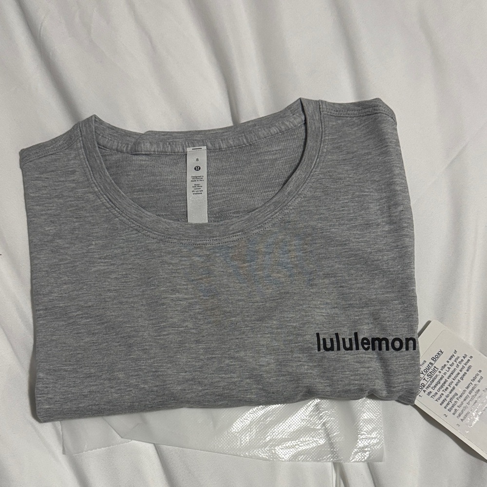 lululemon LA all yours boxy crop t-shirt
